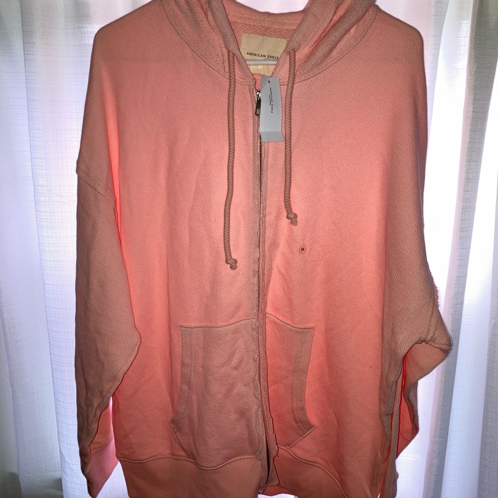 American Eagle Oversized Zip Up Hoodie